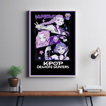 KPop Demon Hunters 2025 Poster Art Print Movie Posters TV Posters Gift for Movie lovers 7