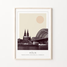 Köln Poster Print, Köln Travel Poster, Köln Minimalistic Wall Art, Köln, North Rhine-Westphalia, Germany 1882439409