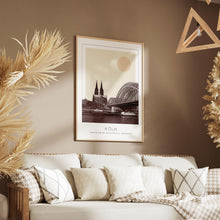 Köln Poster Print, Köln Travel Poster, Köln Minimalistic Wall Art, Köln, North Rhine-Westphalia, Germany 1882439409