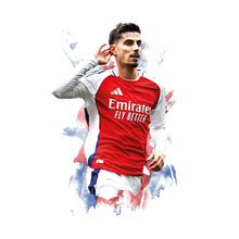 Kai Havertz - 202425 - Home Kit - Football Poster - Football Print 1790458062