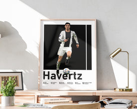 Kai Havertz Poster, Germany Soccer Art Print Sport Poster 1549565478