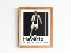 Kai Havertz Poster, Germany Soccer Art Print Sport Poster 1549565478