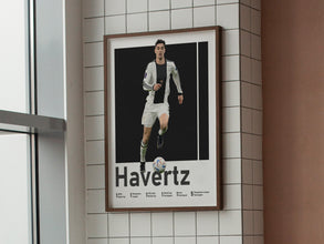 Kai Havertz Poster, Germany Soccer Art Print Sport Poster 1549565478