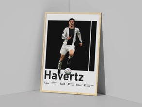 Kai Havertz Poster, Germany Soccer Art Print Sport Poster 1549565478