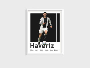 Kai Havertz Poster, Germany Soccer Art Print Sport Poster 1549565478