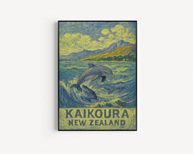 Kaikoura New Zealand POSTER Wall Art, Kaikoura New Zealand Poster, New Zealand Wall Art, New Zealand Travel Print, Kaikoura Travel Gift
