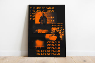 Kanye West Poster Print   The Life Of Pablo Music Poster  Album Cover Poster  Wall Decor  Music Gift  Room Decor 1815706342