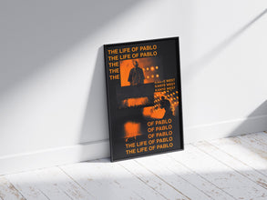Kanye West Poster Print   The Life Of Pablo Music Poster  Album Cover Poster  Wall Decor  Music Gift  Room Decor 1815706342