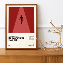 Kate Bush - Running Up That Hill  - Digital File - Lyrics Poster 1335930888