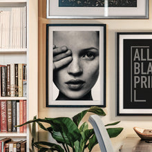Kate Moss Blind Eye Print, Fashion Poster, Black and White Wall Art, Vintage Print, Photography Prints, Museum Quality Photo Art Print 1775295328