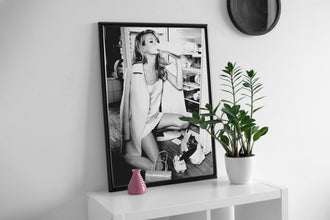 Kate Moss Digital Print, Old Hollywood Decor, Black and White, Kate Moss Poster, Fashion Wall Decor, Kate Moss Wall Art, Feminist Print 4298642484