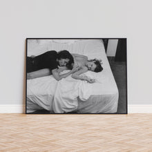 Kate Moss and Johnny Depp Print, Kate Moss Black and White Wall Art, Vintage Print, Photography Prints, Museum Quality Photo Art Print 4308015536