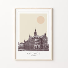 Katowice Poster Print, Katowice Travel Poster, Katowice Minimalistic Wall Art, Katowice, Poland 1882436639