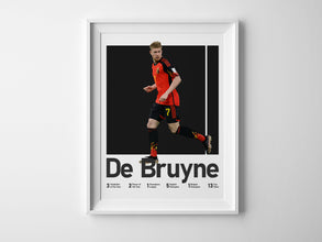 Kevin De Bruyne Poster, Belgian Footballer Print Sport Poster 1543045676