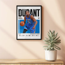 Kevin Durant #35 Poster KD OKC Basketball Wall Art