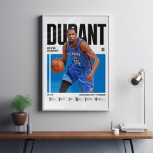 Kevin Durant #35 Poster KD OKC Basketball Wall Art