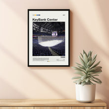 KeyBank Center Poster, Buffalo Sabres Poster Print, NHL Arena Poster, Hockey Fan Gift Print