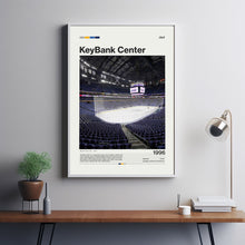 KeyBank Center Poster, Buffalo Sabres Poster Print, NHL Arena Poster, Hockey Fan Gift Print
