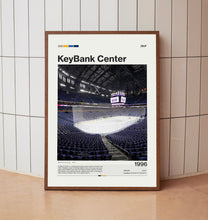 KeyBank Center Poster, Buffalo Sabres Poster Print, NHL Arena Poster, Hockey Fan Gift Print