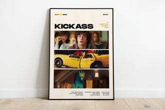 Kick-Ass Movie Poster, Modern Movie Poster Print, Kick-Ass Poster Wall Decor, DIGITAL FILES, Chloë Grace Moretz 1433211863