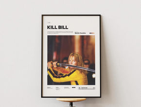 Kill Bill Movie Poster, Alternative Movie Poster Print, Quentin Tarantino's Kill Bill Volume 1 Poster, Uma Thurman Print Poster 1880482863