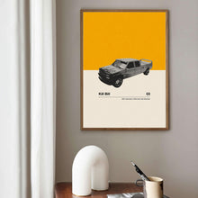 Kill Bill  Car in Movie Poster  Mid Century Modern Poster  Minimalist Poster  Retro Art Print  Classic Movie 1590993887