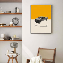 Kill Bill  Car in Movie Poster  Mid Century Modern Poster  Minimalist Poster  Retro Art Print  Classic Movie 1590993887