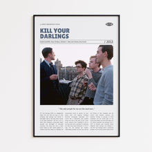 Kill Your Darlings, John Krokidas, Retro Movie Poster, Custom Movie Poster Print 4421167135