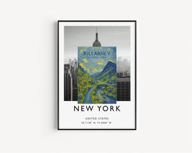 Killarney National Park Poster, Ireland Travel Print, County Kerry, Gap of Dunloe, Ring of Kerry, Wild Atlantic Way, Road Trip, Irish Gift