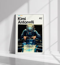 Kimi Antonelli Poster, Antonelli Mercedes Wall Art, Framed Mercedes F1 Print, Motorsport Grand Prix Decor, Car Racing Artwork 4366339873
