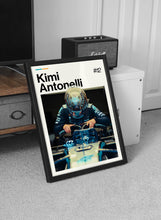 Kimi Antonelli Poster, Antonelli Mercedes Wall Art, Framed Mercedes F1 Print, Motorsport Grand Prix Decor, Car Racing Artwork 4366339873
