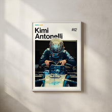 Kimi Antonelli Poster, Antonelli Mercedes Wall Art, Framed Mercedes F1 Print, Motorsport Grand Prix Decor, Car Racing Artwork 4366339873