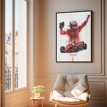 Kimi Raikkonen Ferrari Poster F1 Wall Art 1733687270