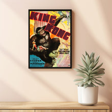 King Kong 1933Poster Art Print Movie Posters Gift for Movie lovers 1