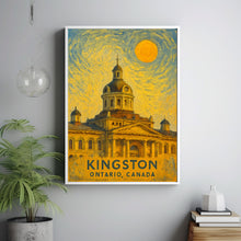 Kingston Poster Print, Kingston Travel Poster, Kingston Van Gogh Style Wall Art, Kingston, Ontario, Canada