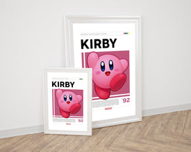 Kirby Poster Classic Arcade Game Illustration (Digital Download) 1849981646