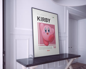 Kirby Poster Classic Arcade Game Illustration (Digital Download) 1849981646