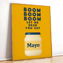 Kitchen Print Artwork, Mayo poster, Funny Artwork, Quote poster, Music Lyrics print, Retro style poster, Pop art maximalist print, Foodie 4371424017