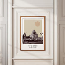 Kitchener Poster Print, Kitchener Travel Poster, Kitchener Minimalistic Wall Art, Kitchener, Ontario, Canada 1868247856