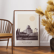 Kitchener Poster Print, Kitchener Travel Poster, Kitchener Minimalistic Wall Art, Kitchener, Ontario, Canada 1868247856