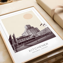 Kitchener Poster Print, Kitchener Travel Poster, Kitchener Minimalistic Wall Art, Kitchener, Ontario, Canada 1868247856