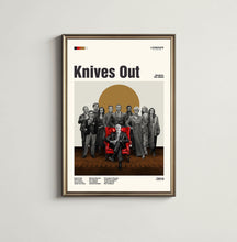 Knives Out Movie Poster, Mid-Century Modern Art, Minimalist Movie Print 4444539778
