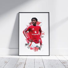 Kobbie Mainoo - 202425 - Home Kit - Poster - Print 1786505454