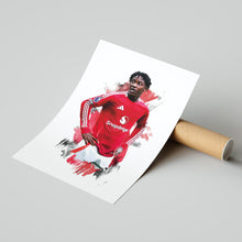 Kobbie Mainoo - 202425 - Home Kit - Poster - Print 1786505454