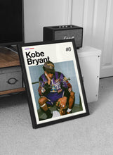 Kobe Bryant Poster, Bryant Los Angeles Lakers Wall Art, Framed NBA Print, Basketball Decor, Sports Artwork, Black Mamba 4401663152