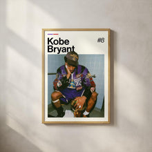Kobe Bryant Poster, Bryant Los Angeles Lakers Wall Art, Framed NBA Print, Basketball Decor, Sports Artwork, Black Mamba 4401663152