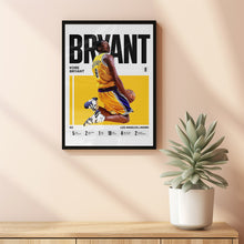 Kobe Bryant #8 Poster Black Mamba Basketball Wall Art