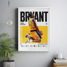 Kobe Bryant #8 Poster Black Mamba Basketball Wall Art