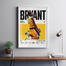 Kobe Bryant #8 Poster Black Mamba Basketball Wall Art