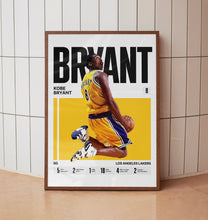 Kobe Bryant #8 Poster Black Mamba Basketball Wall Art
